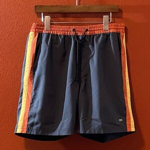 Outerknown Men’s 7” Classic Nomadic Volley Nostalgic Striped Board Short Trunks